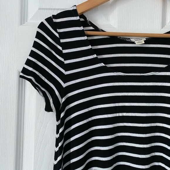 GARAGE Striped Shirt Dress - Picture 3 of 6